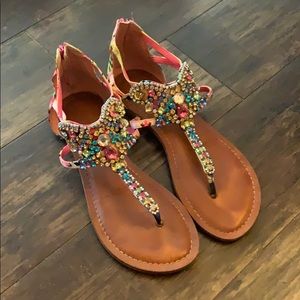 Multi Jeweled Sandal